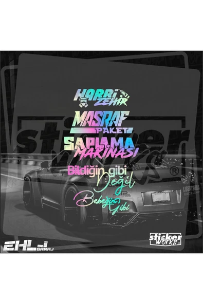 Hologram Arka Cam Paketi 66 ürün görseli 1