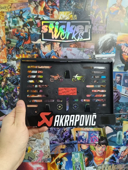 Akrapovic Motor Plakalık