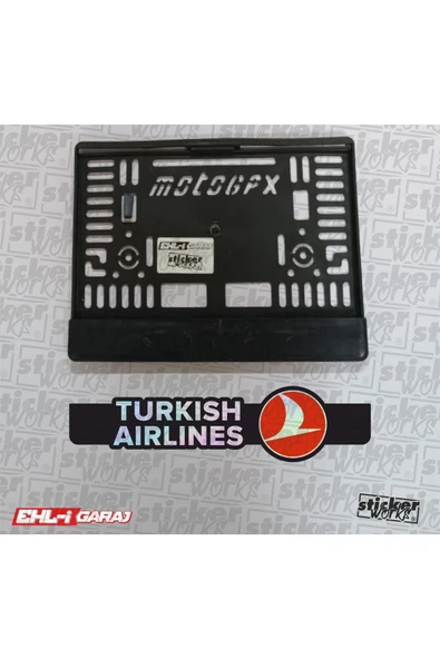 Turkish Airlines Hologram Motor Plakalık ( Türk Hava Yolları ) ürün görseli 1