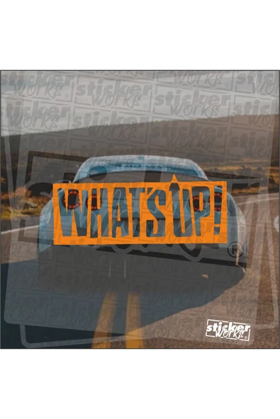 Whats Up Sticker