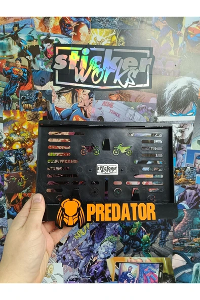 Predatör Motor Plakalık - TURUNCU ürün görseli 1