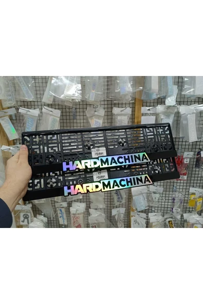 Hard Machine Takmatik Hologram Plakalık ürün görseli 1