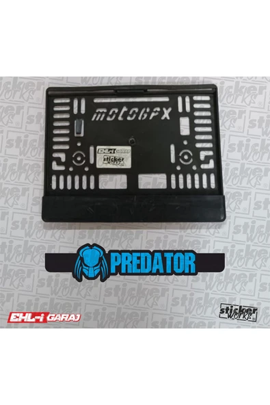 Predatör Motor Plakalık - MAVİ
