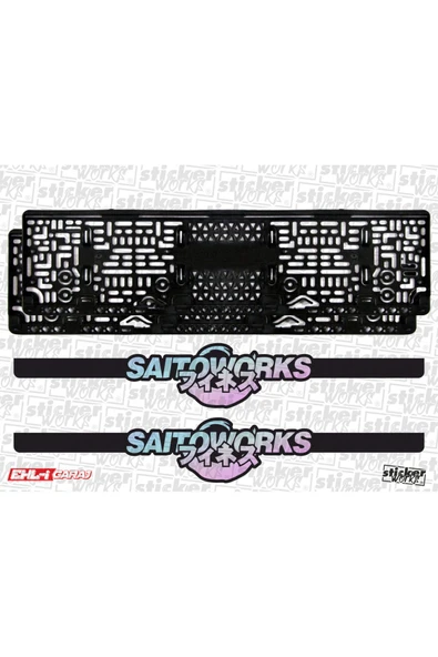 Saito Works Takmatik Hologram Plakalık - Resim 2