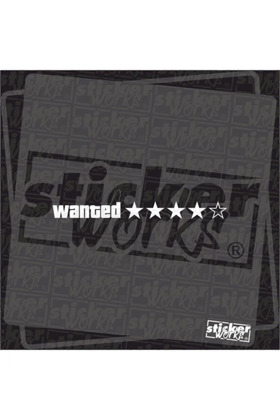 Wanted Sticker