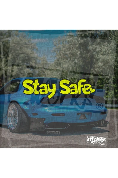 Stay Safe Sticker ürün görseli 1