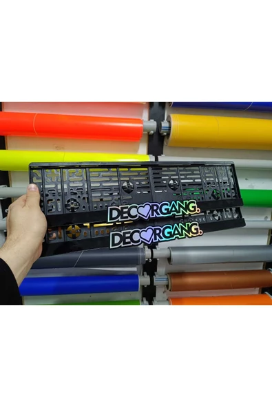 Decorgang Takmatik Hologramlı Plakalık ürün görseli 1