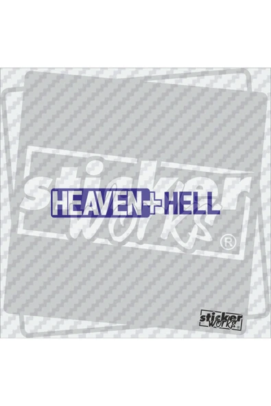Heaven Hell Sticker