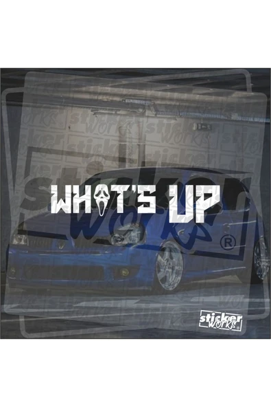 What's Up Sticker