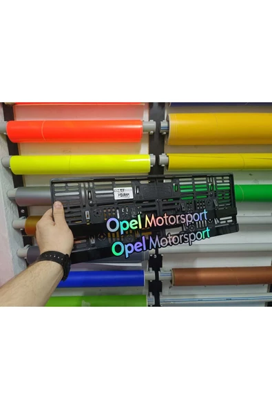 Opel Motorsport Takmatik Hologram Plakalık