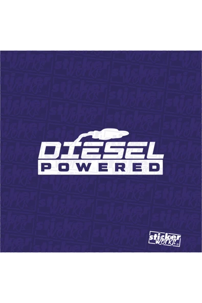 Diesel Powered Sticker ürün görseli 1