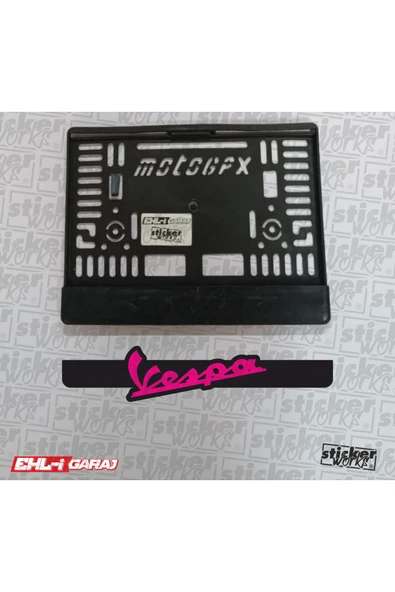 Vespa Motor Plakalık - Pembe ürün görseli 1