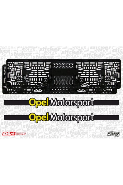 Opel Motorsport Takmatik Plakalık ürün görseli 1