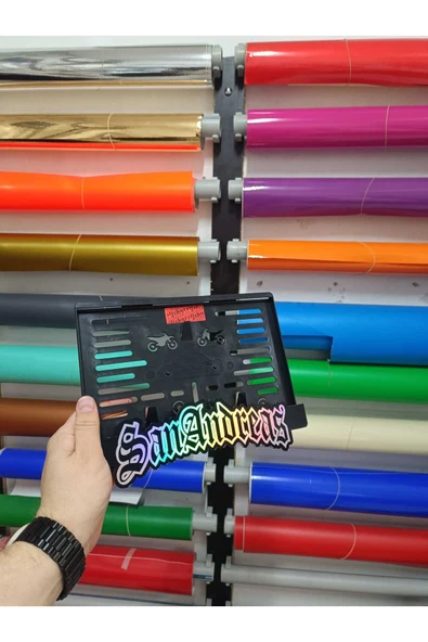 San Andreas Hologram Motor Plakalık