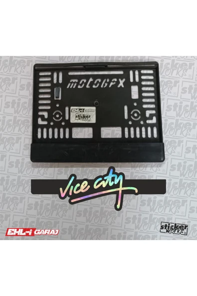 Vice City HOLOGRAM Motor Plakalık