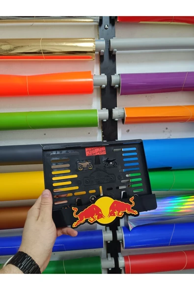 Redbull Motosiklet Plakalık