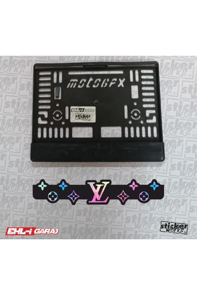 LV Luis Vuitton HOLOGRAM Motor Plakalık