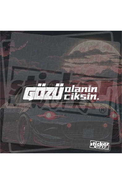Gözü Olanın Gözü Çıksın Sticker