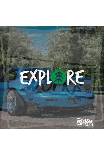 Explore Sticker