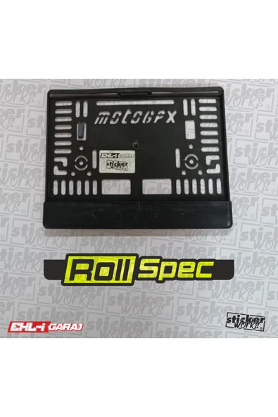 Roll Spec Motor Plakalık - SARI