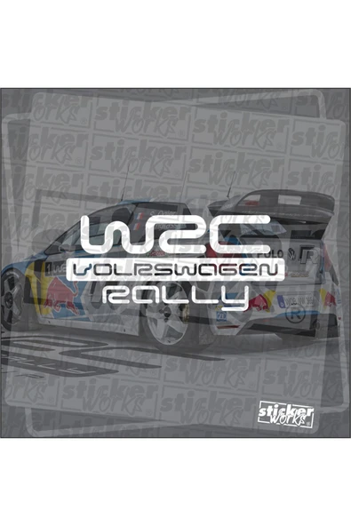 Wrc Volksawagen Rally Sticker ürün görseli 1