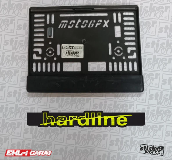 Hardline NEON SARI Motor Plakalık