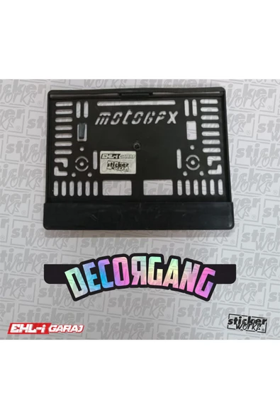 Decorgang HOLOGRAM Motor Plakalık