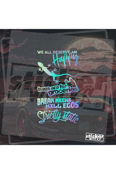 Hologram Arka Cam Paketi 46 ürün görseli 1