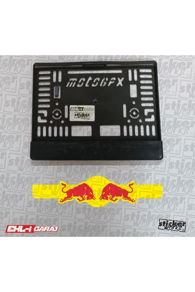 Red Bull Motor Plakalık - SARI KIRMIZI ürün görseli 1