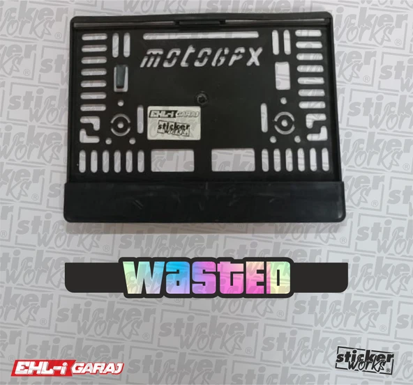 Wasted Motor Hologram Plakalık ürün görseli 1