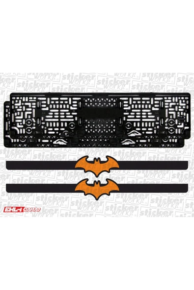 Batman Takmatik  Plakalık - Turuncu