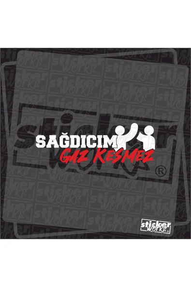 Sağdıcım Gazkesmez Sticker