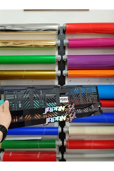 Japan Style Hologram Takmatik Plakalık
