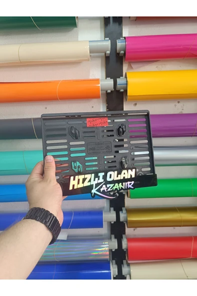 Hızlı Olan Kazanır Motor Hologram Plakalık ürün görseli 1