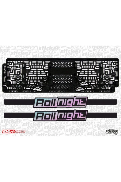 Roll Night Takmatik Hologram Plakalık ürün görseli 1