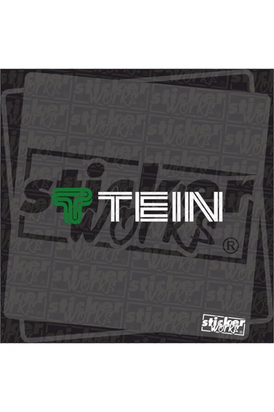 Tein Sticker - Beyaz Yeşil
