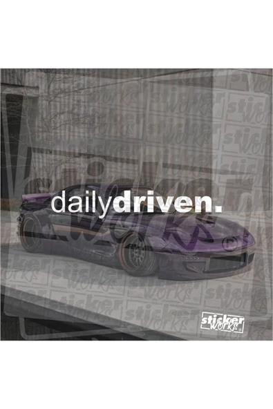 Daily Driven Sticker