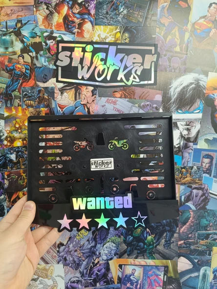 Wanted Motor Plakalık - Resim 2