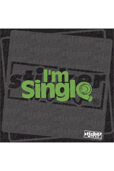 I'm Single Sticker