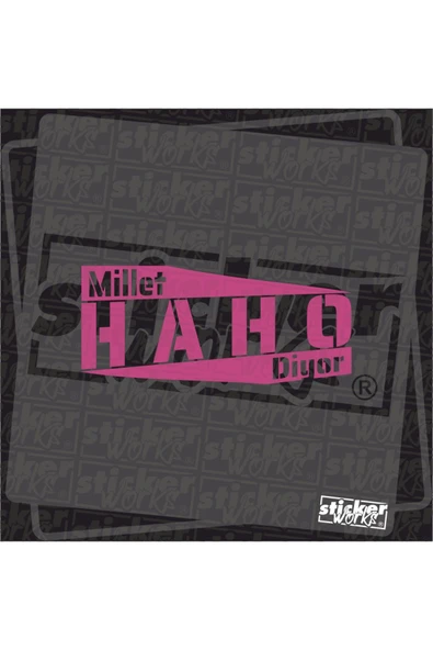 Millet Haho Diyor Sticker ürün görseli 1