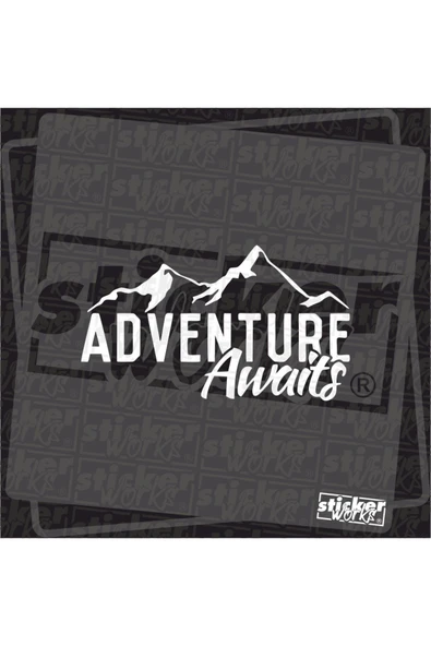 Adventure Awaits Sticker ürün görseli 1