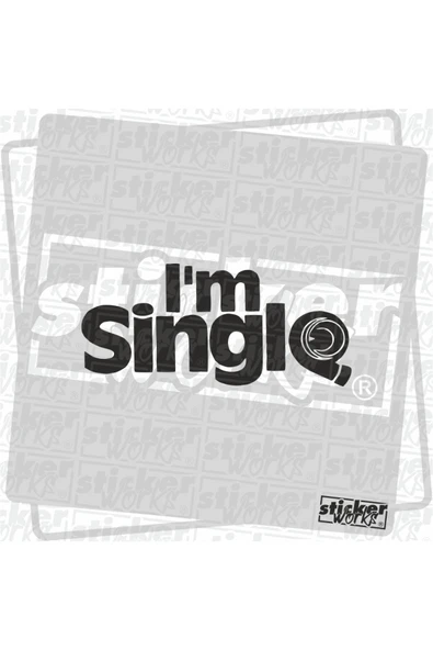 I'm Single Sticker