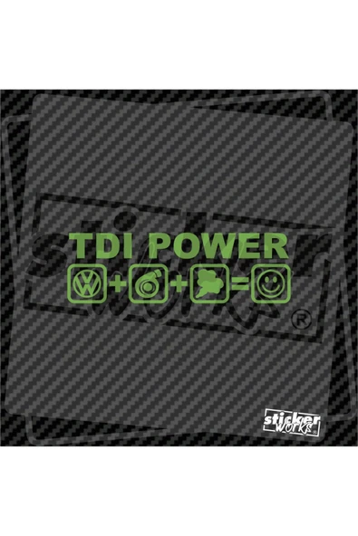 Tdi Power Sticker ürün görseli 1