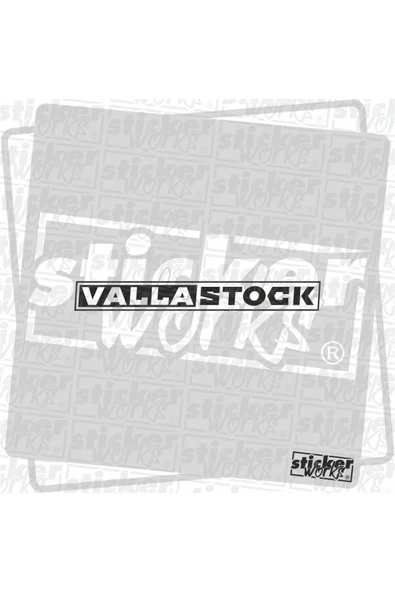Valla Stock Sticker SİYAH ürün görseli 1