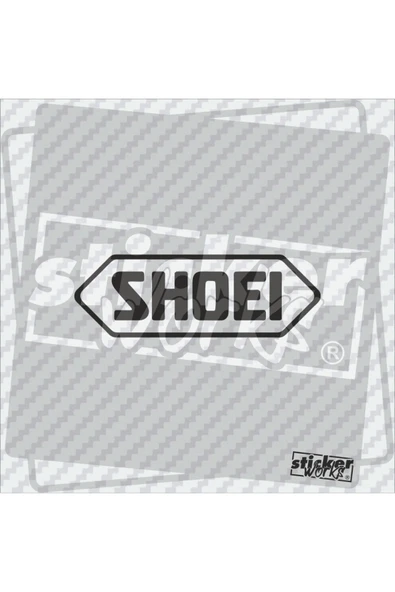 Shoei Sticker SİYAH ürün görseli 1