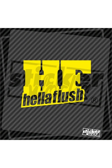 Hella Flush Sticker