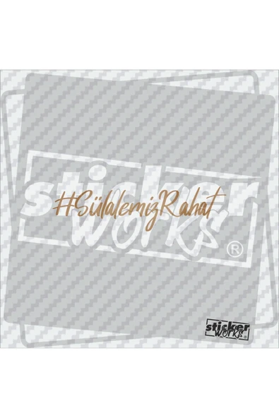 Sülalemiz Rahat Sticker ürün görseli 1