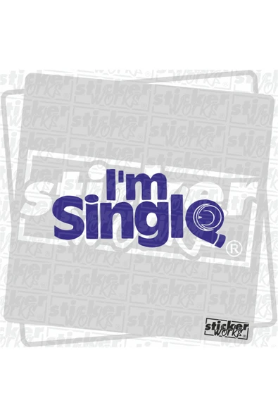 I'm Single Sticker