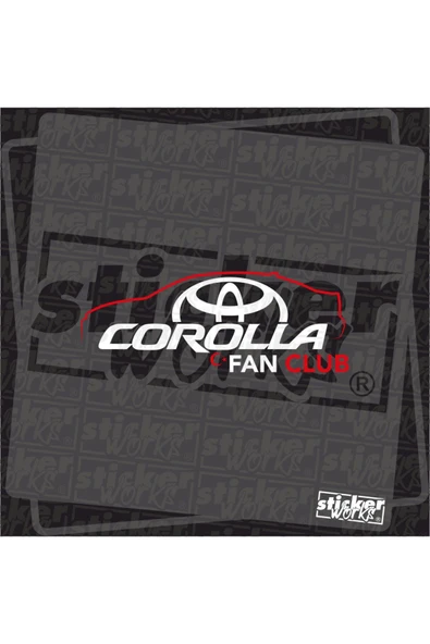 Corolla Fan Clup Grup Sticker ürün görseli 1