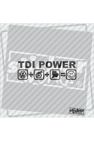 Tdi Power Sticker